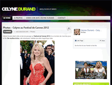 Tablet Screenshot of celynedurand.info